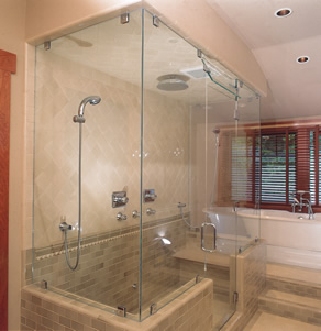 Frameless Shower Enclosure